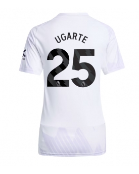 Manchester United Manuel Ugarte #25 Maglia Gara Trasferta Repliche 2025-26 Donna Maniche Corte